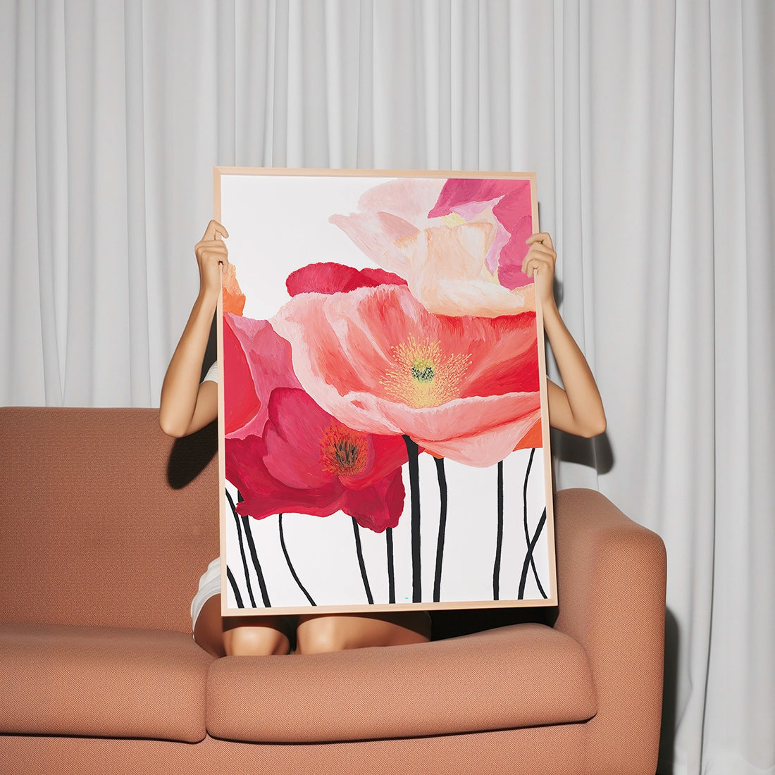 Vivid-Art-Print-Woman-holding-frame Danelle Messaike