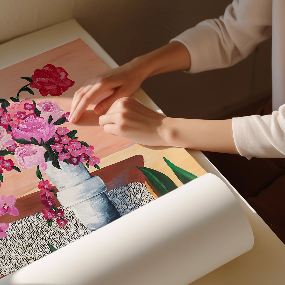 Flowers In The Desert Open Edition Fine Art Print Danelle Messaike.