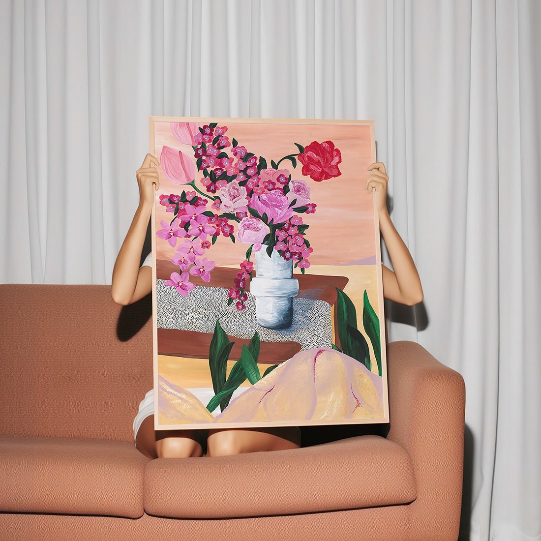 Flowers In The Desert Open Edition Fine Art Print Danelle Messaike.