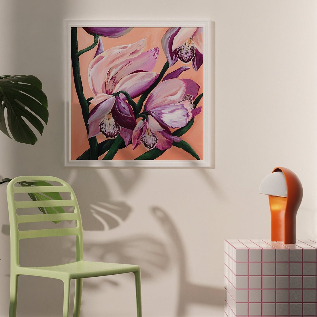 Orchids Open Edition Fine Art Print Danelle Messaike.