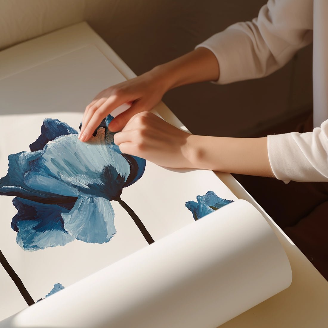 Sapphire Open Edition Fine Art Print Danelle Messaike.