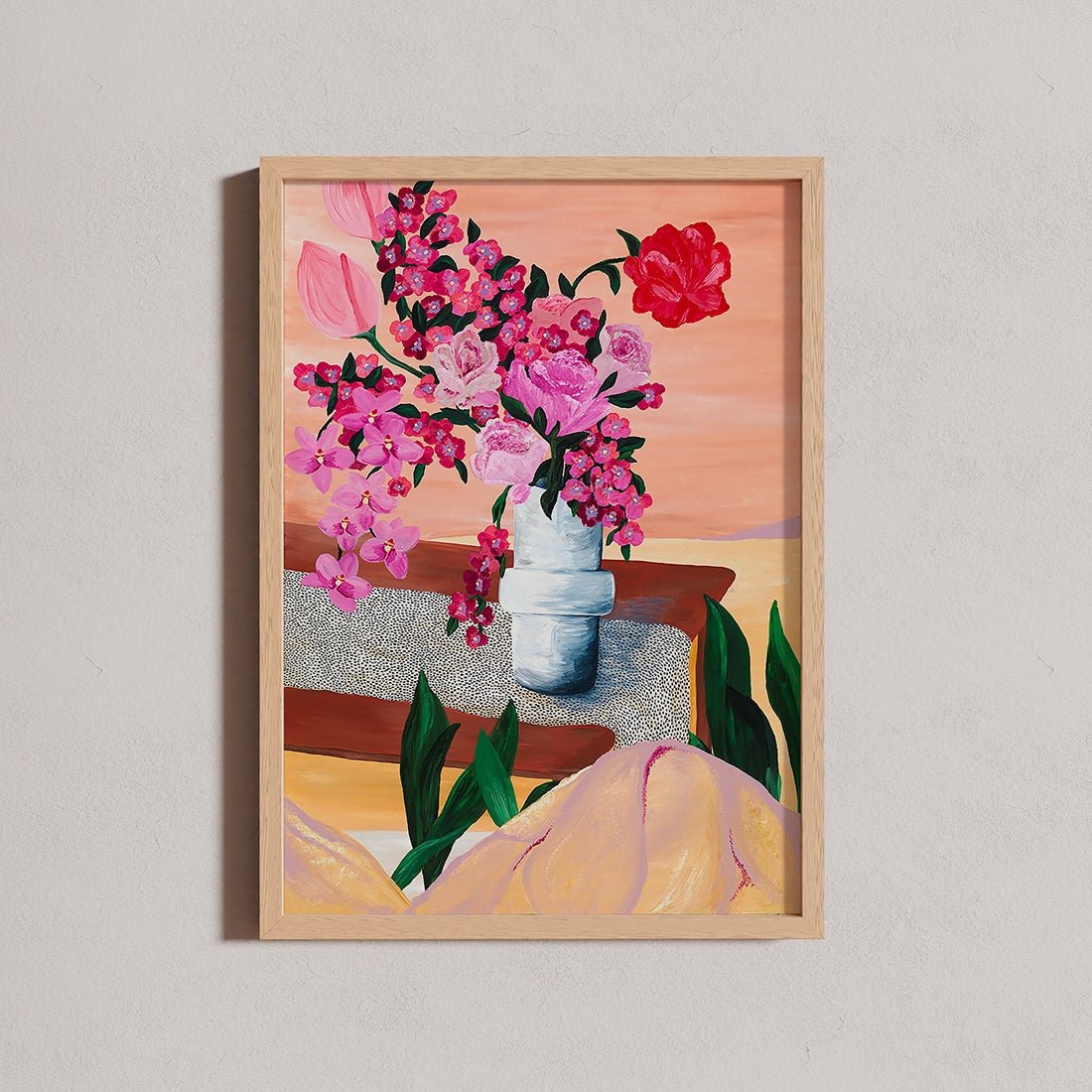 Flowers In The Desert Open Edition Fine Art Print Danelle Messaike.